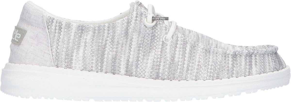 HEYDUDE Wendy Sox Dames Instappers Glacier Grey maat 41