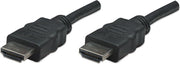 Manhattan HDMI Aansluitkabel 7.50 m 308441-CG Zwart [1x HDMI-stekker - 1x HDMI-stekker]