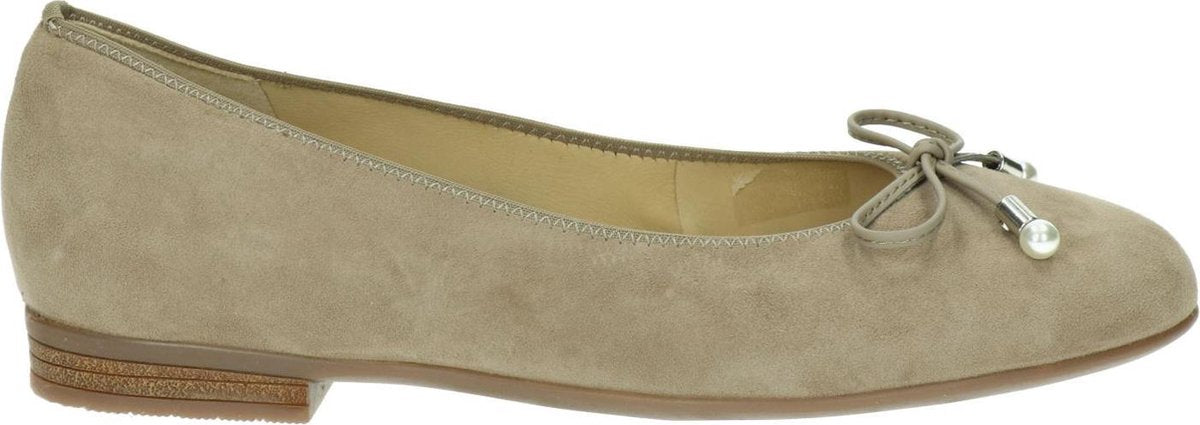 Ara Sardinia dames ballerina - Taupe - Maat 37