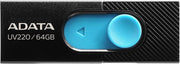 ADATA UV220 64GB USB 2.0 Capacity Zwart