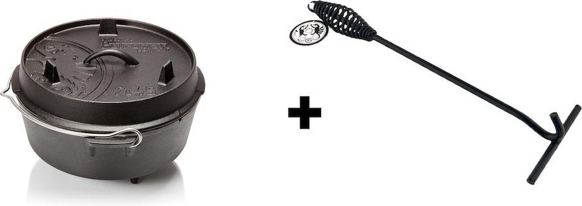 Petromax Dutch Oven ft4.5-t met pootjes incl dekselheffer