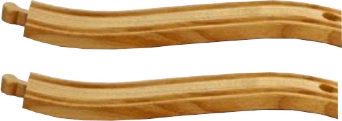 Mentari Houten brugoprit set van 2 stuks