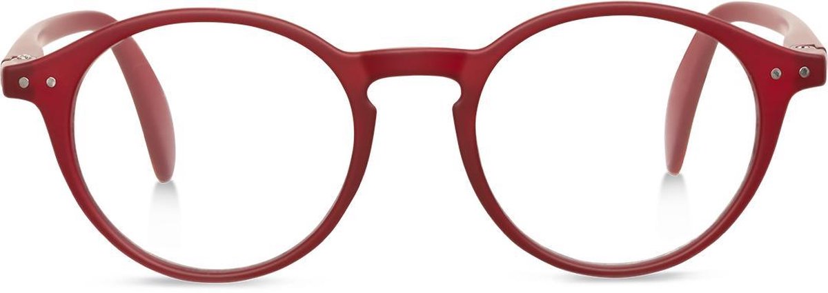Looplabb Faust leesbril  +2.00 - burgundy rood