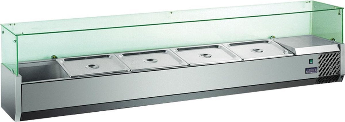 Hendi Opzetvitrine 9 x GN 1/4