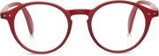 Looplabb Faust leesbril  +2.50 - burgundy rood