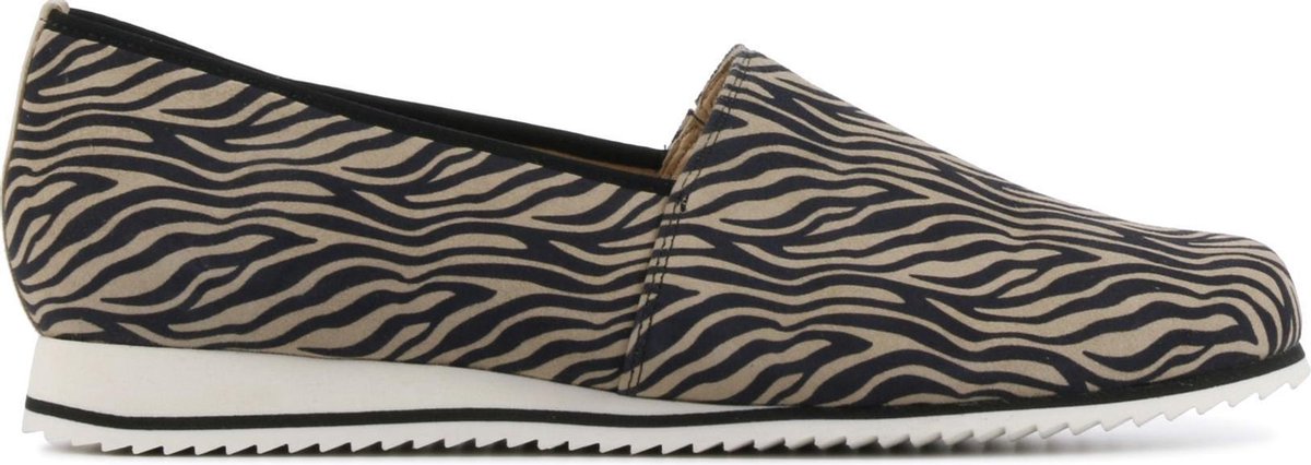 Hassia Vrouwen Suède Instapschoenen / Damesschoenen / Instapper 301685 - Beige - Maat  37.5