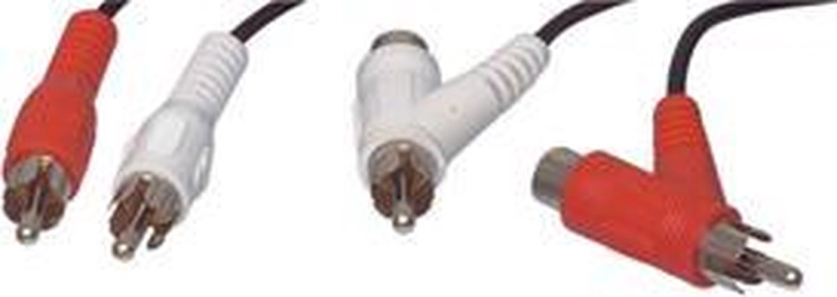 2x RCA mannelijk - 2x RCA mannelijk 1