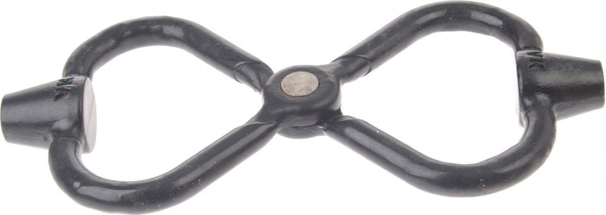 Vk Dubbelslot 300 X 14 Mm Zwart