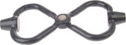 Vk Dubbelslot 300 X 14 Mm Zwart