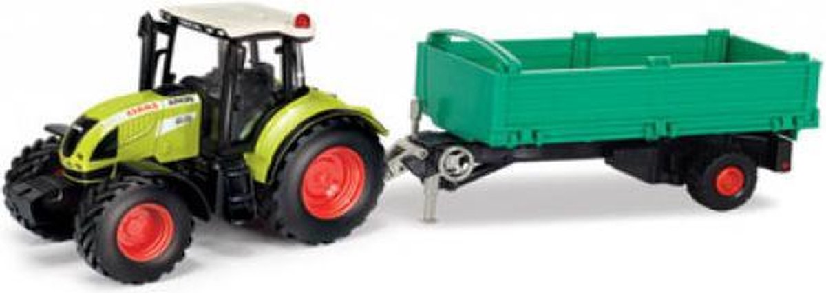 Skip to the beginning of the images gallery Claas ARION 540 Tractor en Aanhanger - schaal 1:32