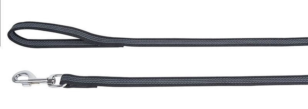 Competition anti sliplijn katoen zwart 1000 x 2 cm