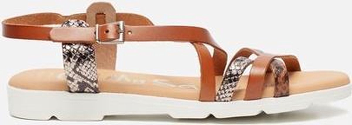 OH MY SANDALS Sandalen cognac - Maat 36