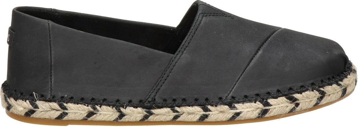 TOMS Esparto Dames Espadrilles - Black - Maat 41