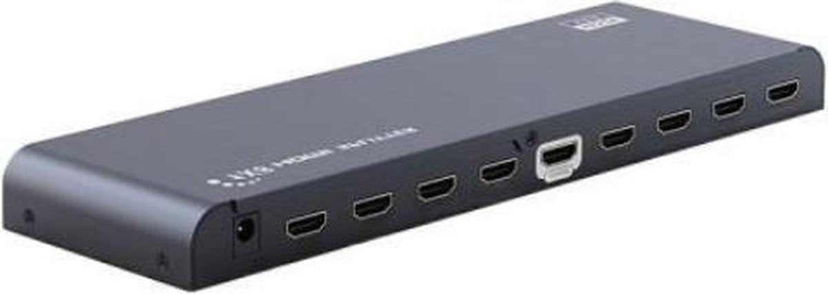 Allteq - HDMI splitter - 8 poorts - Zwart