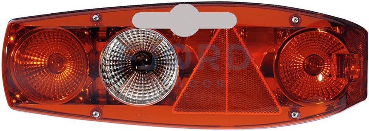 Hella Achterlicht Caraluna II Rem/ Knipper/ Mist/ Zijmarkering/ Driehoek Reflector Links