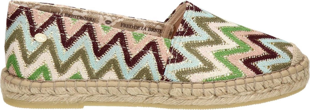 Fred de la Bretoniere Espadrilles - Green color blocking