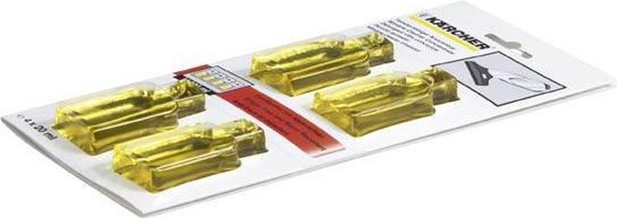 Reinigingsmiddel voor Window Vac 4 x 20ml flacon origineel Karcher 7643