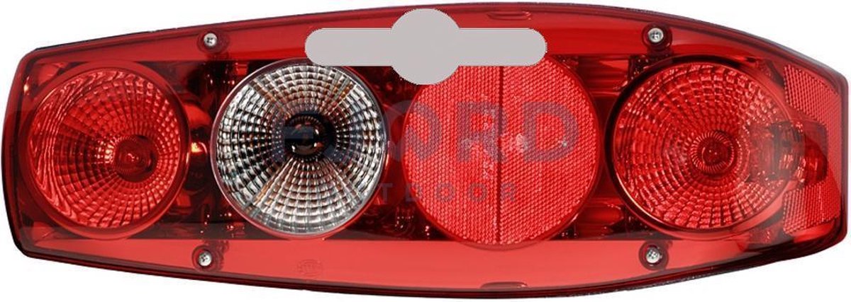 Hella Achterlicht Caraluna II Reflector/ Rem/ Knipper/ Mist/ Zijmarkering Camper Links