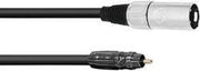 XLR Adapterkabel [1x Cinch-stekker - 1x XLR-stekker 3-polig] 2.00 m Zwart Omnitronic