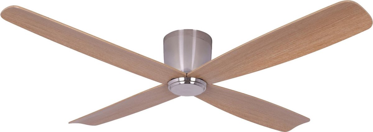 Beacon Airfusion Fraser Indoor Plafondventilator 132CM Geborsteld Chroom