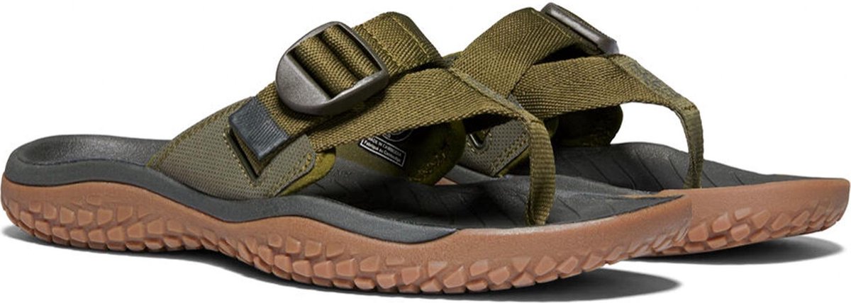 Keen Slippers - Maat 44.5 - Mannen - olijfgroen