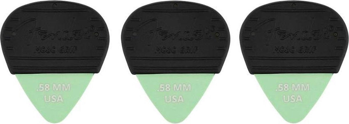 Fender Plectrum Mojo Grip dura-tone Delrin 0.58 3-pack