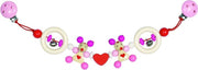 Heimess Kinderwagenspanner Muizen Roze 40 Cm