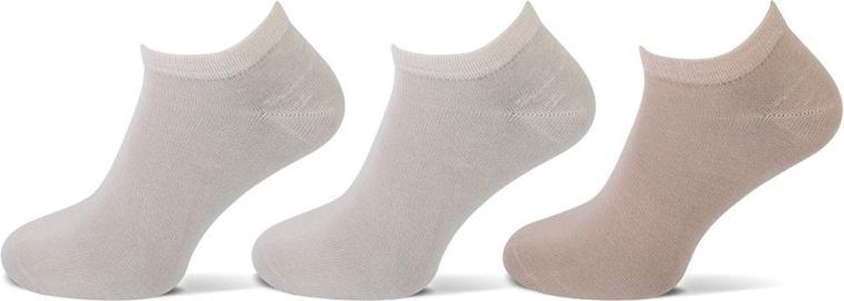 Teckel sneaker sokken katoen 12 paar - mix kleuren - 43/46