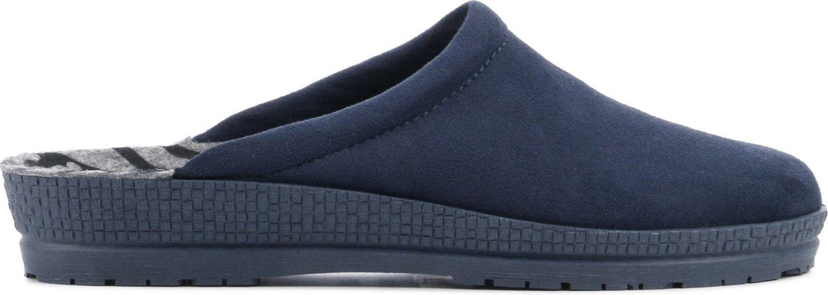Rohde Vrouwen Stoffen Pantoffels / Damesschoenen Harde zool Sloffen - 2291 - Blauw - Maat 42