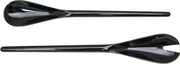 Zak Designs Mono Saladebestek - Set van 2 Stuks - 30 cm - Zwart