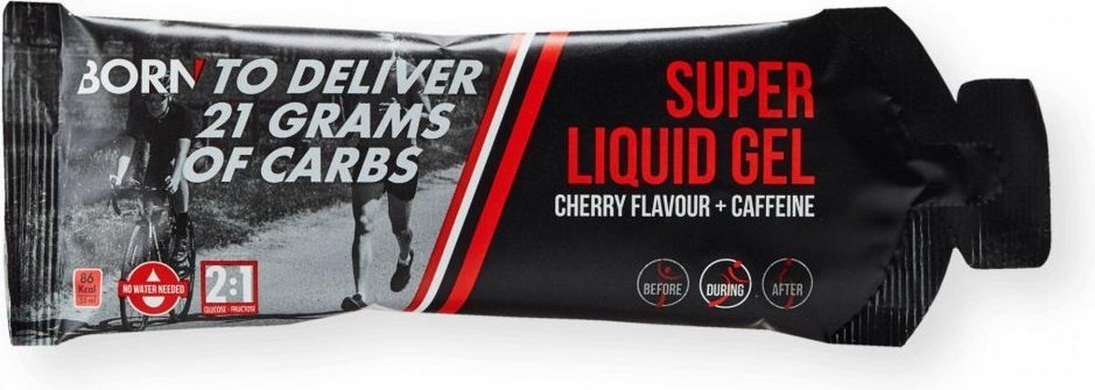Born Super Liquid Gel - Cherry caffeine (55ml)