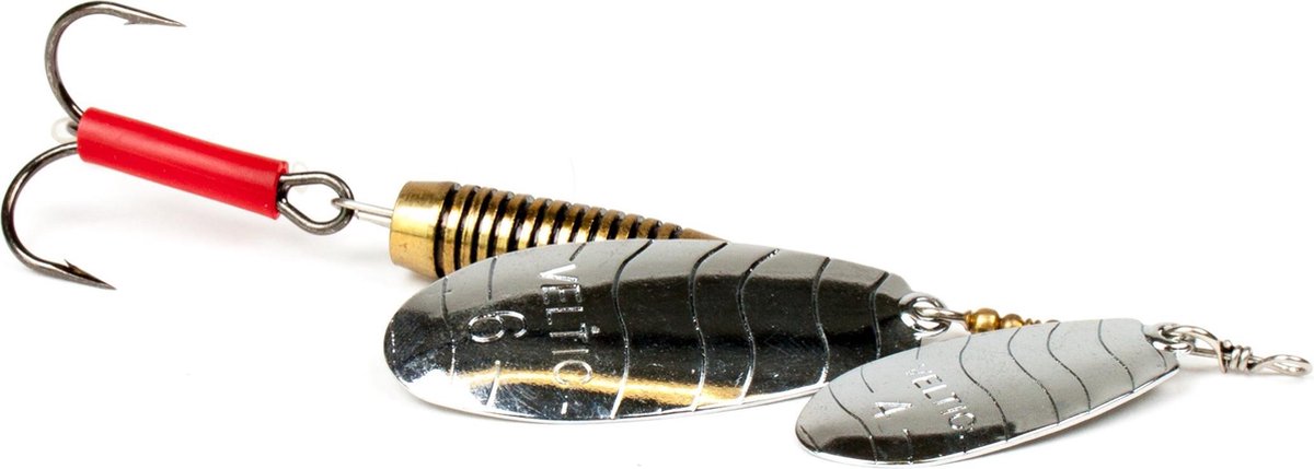 Veltic Tandem 4 plus 6 - Spinner - 18.5 gr - Zilver