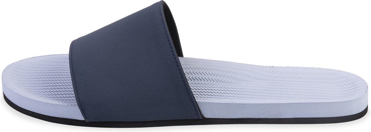 Indosole Slides Color Combo Dames Slippers - Blauw - Maat 39/40