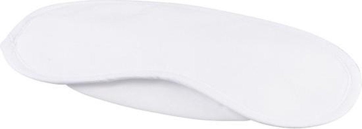 Wit verduisterend oogmasker met 2 banden - Slaapmaskers/Reismaskers - Handig voor op reis/vakantie