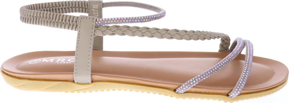 Mrch Label Faye Dames Sandalen - Slippers - Grijs 37