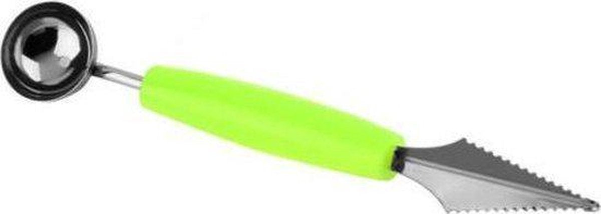 Doodadeals® Meloenschep – Meloenlepel – Meloenboller – Groen
