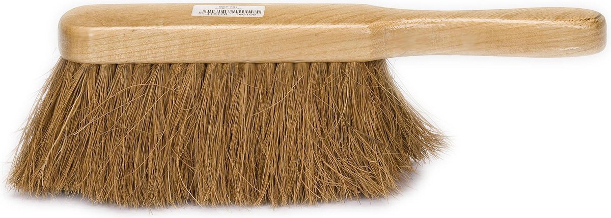 Handborstel gelakt hout - Kokosharen - 29 x 5 x 9