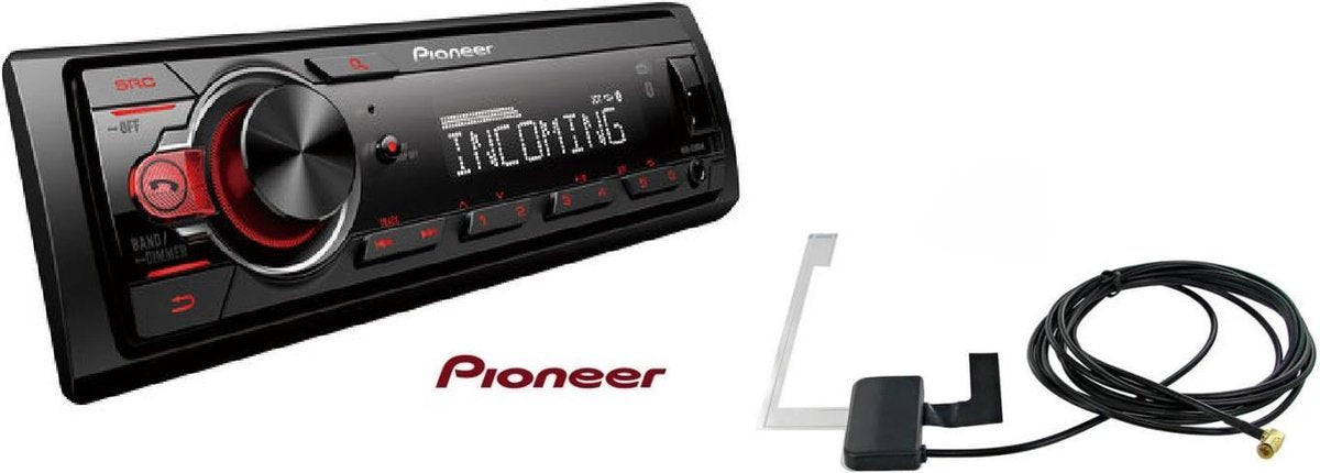 Pioneer MVH-330DAB met DAB antenne
