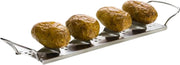 Orange85 Bbq Accesoires - RVS - met Handvaten - Zilver - Aardappelbak