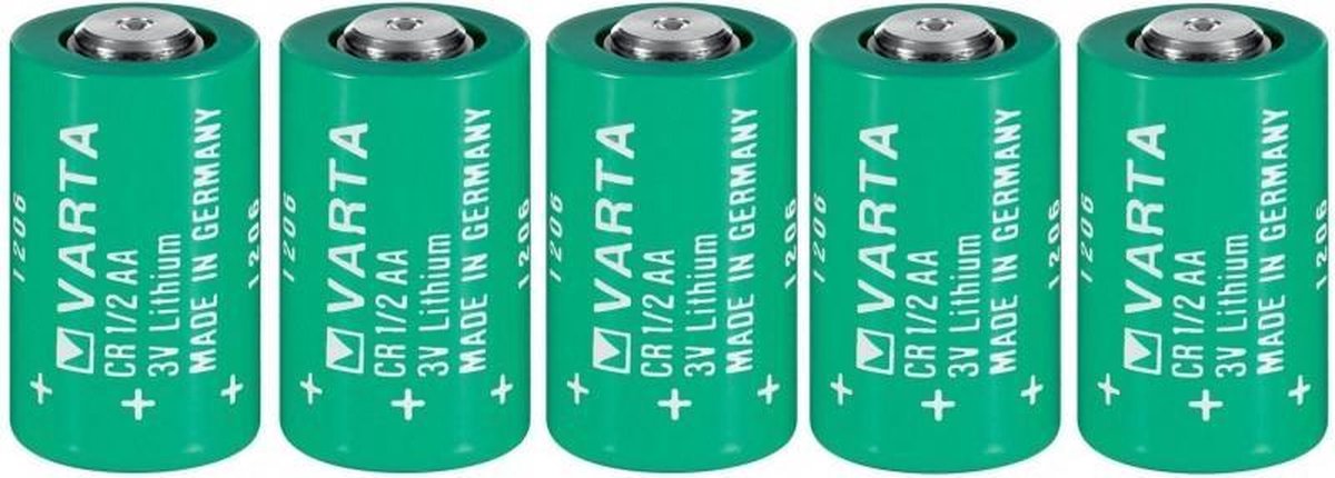 5 Stuks - Varta CR 1/2 AA lithium (3