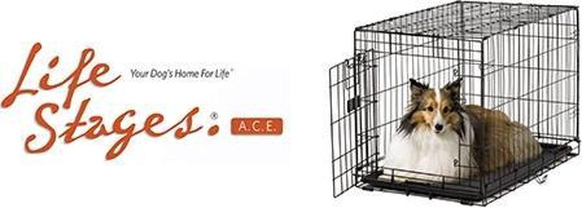 Midwest Life Stages Double Door Dog Crate XXSmall