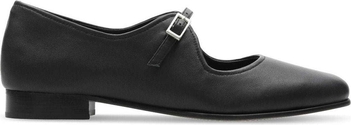 Clarks - Dames schoenen - Pure Flat - D - black leather - maat 7