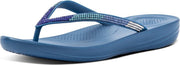FitFlop  Vrouwen Slippers -  Iqushion ombre - Blauw - Maat 42