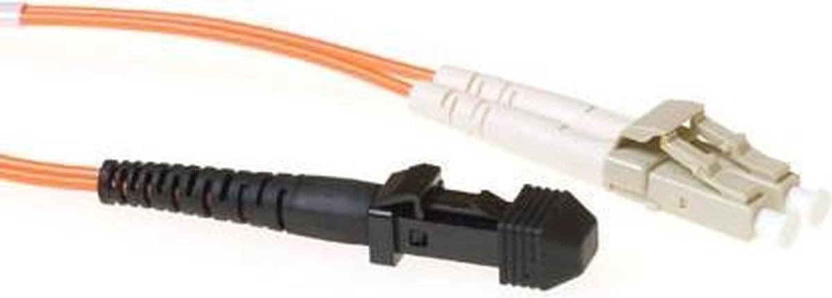 ACT 3 meter LSZH Multimode 62.5/125 OM1 glasvezel patchkabel duplex met MTRJ en LC connectoren RL9103