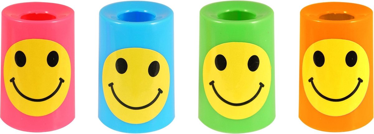 8 stuks grabbelton Smiley kaleidoscoop / uitdeelcadeautjes