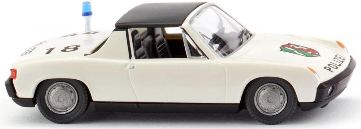 WIKING VW Porsche 914 Polizei 'NRW' 1969 schaalmodel 1:87