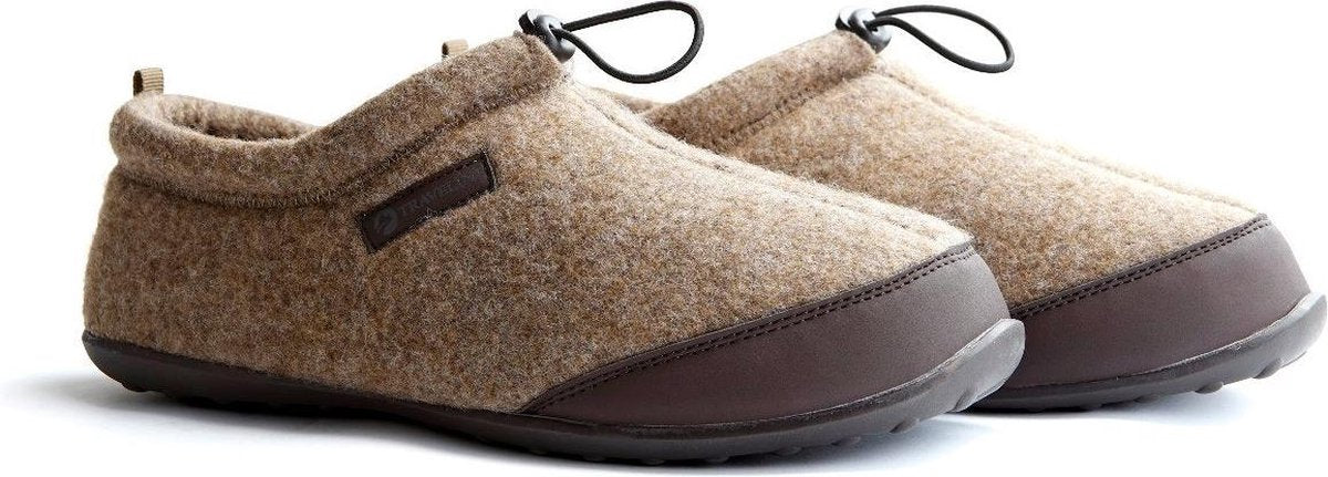 Travelin Back-Home II Sloffen - Wollen Pantoffels - Dames & Heren - Beige/Zand - Maat 38