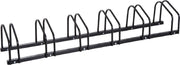 HOMCOM Fietsenrek voor 5 fietsen staal zwart 130 x 33 x 27cm