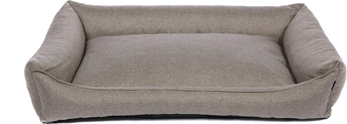 snObbs Kingston XL Hondenmand – Hondenkussen – Trendy Hondenbank -  Hondenbed Geschikt voor de Wasmachine - 120 x 85 x 25 – Beige