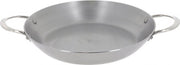 Paellapan Mineral B 32 cm staal zilver / De Buyer
